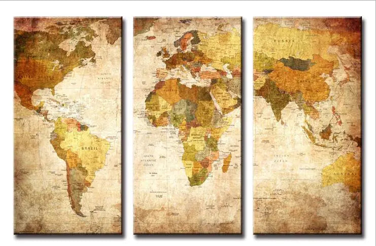 Wall Art Triptych Painting